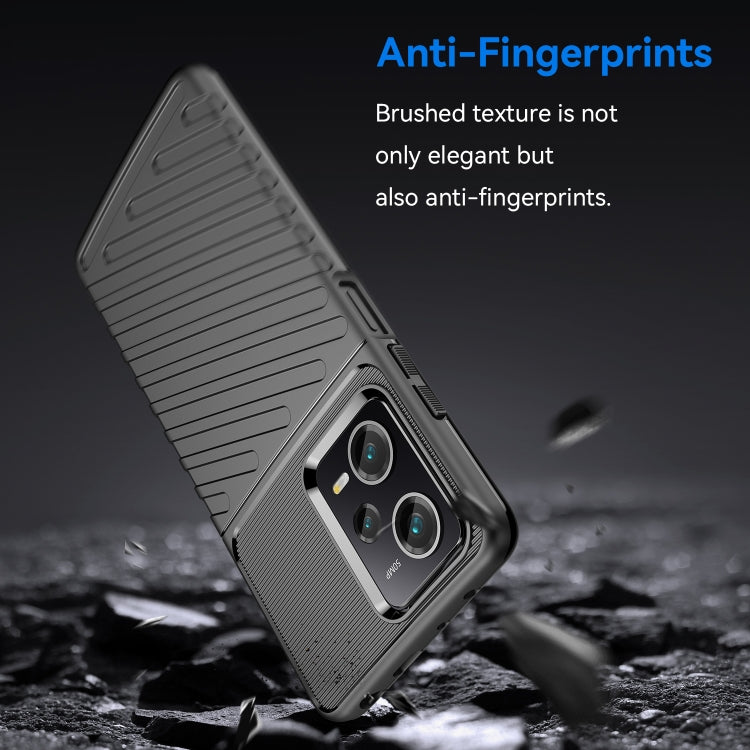 For Xiaomi Redmi Note 12 Pro 5G China Thunderbolt Shockproof TPU Protective Soft Phone Case(Black) - free shipping - PMC TechLife - Order now!