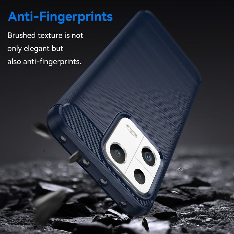 For Xiaomi 13 Brushed Texture Carbon Fiber TPU Phone Case(Blue) - free shipping - PMC TechLife - Order now!