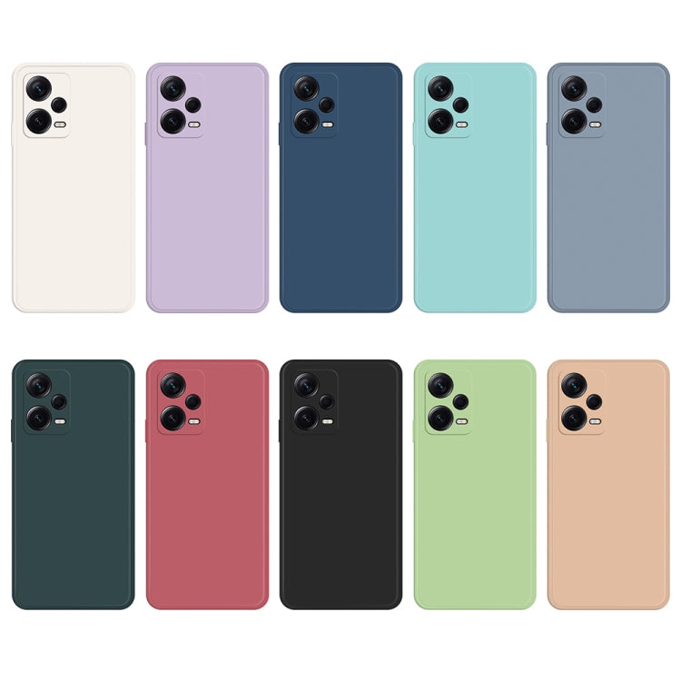 For Xiaomi Redmi Note 12 Pro+ China Imitation Liquid Silicone Straight Edge Phone Case(Dark Green) - free shipping - PMC TechLife - Order now!