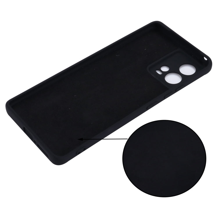 For Motorola Edge 30 Fusion / S30 Pro Pure Color Liquid Silicone Shockproof Phone Case(Black) - free shipping - PMC TechLife - Order now!