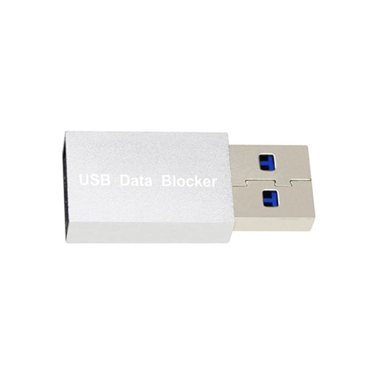 GEM02 USB Data Blocker Charging Connector(Silver) - Converter & Adapter by PMC Jewellery | Online Shopping South Africa | PMC Jewellery