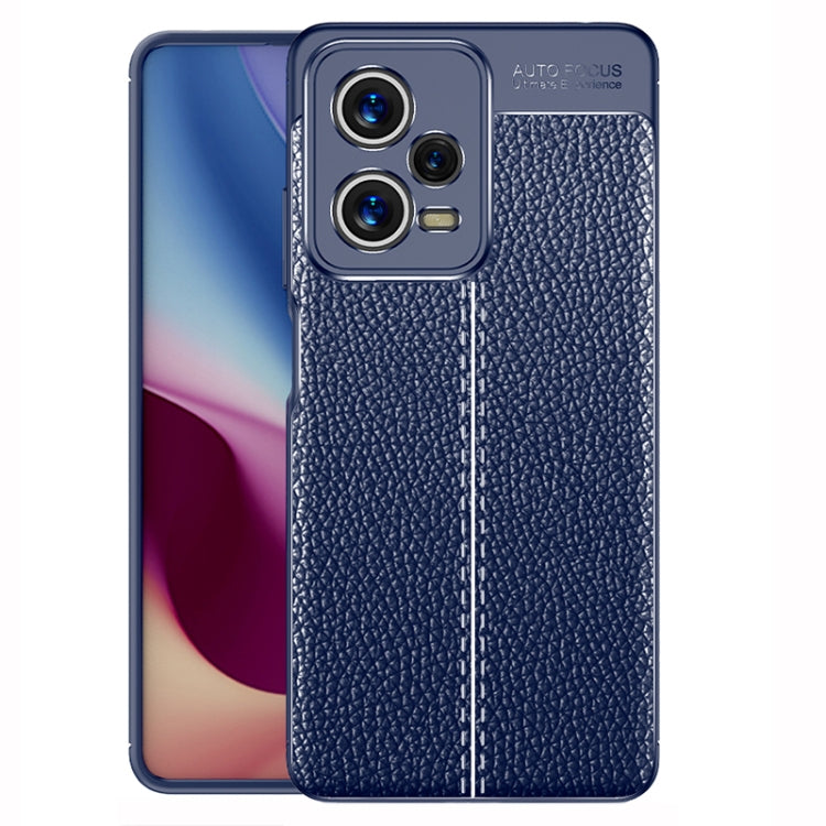 For Xiaomi Redmi Note 12 Pro 5G / Note 12 Pro 5G Speed / Poco X5 Pro Litchi Texture TPU Phone Case(Blue) - free shipping - PMC TechLife - Order now!