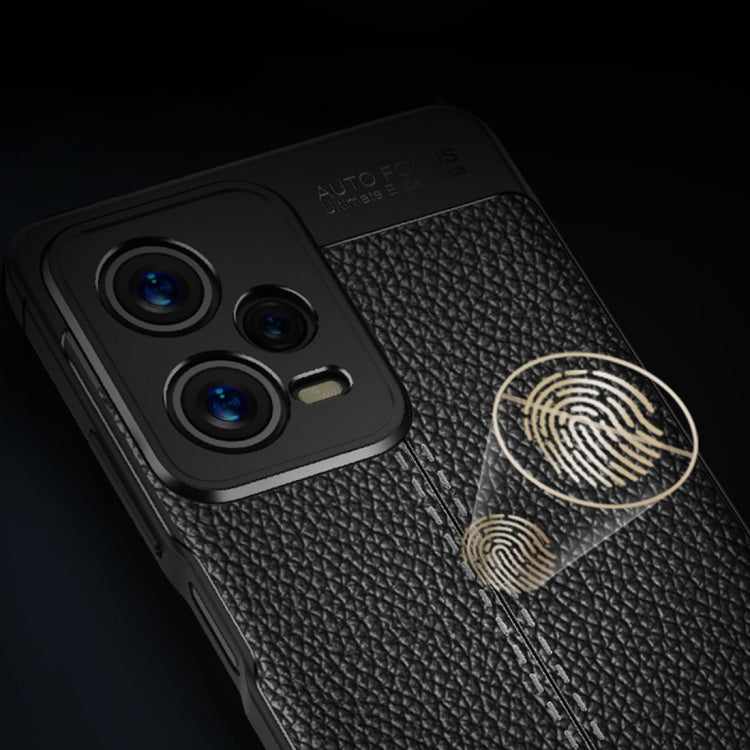 For Xiaomi Redmi Note 12 Pro 5G / Note 12 Pro 5G Speed / Poco X5 Pro Litchi Texture TPU Phone Case(Blue) - free shipping - PMC TechLife - Order now!