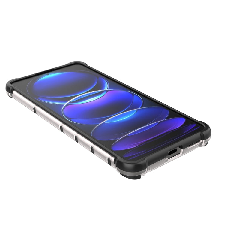 For Xiaomi Redmi Note 12 Pro+ China / Global Shockproof Honeycomb PC + TPU Phone Case(Black) - free shipping - PMC TechLife - Order now!