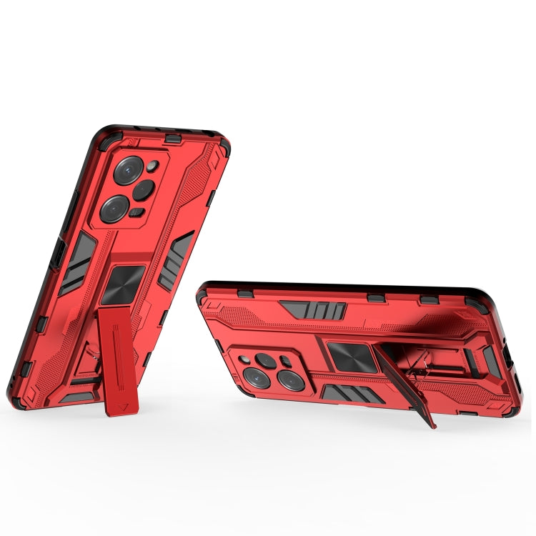 For Xiaomi Redmi Note 12 Pro 5G China / Global / Speed Supersonic PC + TPU Shock-proof Protective Case with Holder(Red) - free shipping - PMC TechLife - Order now!