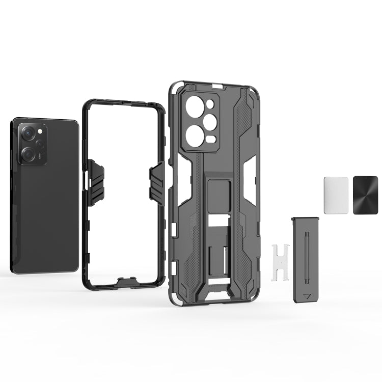For Xiaomi Redmi Note 12 Pro 5G China / Global / Speed Supersonic PC + TPU Shock-proof Protective Case with Holder(Red) - free shipping - PMC TechLife - Order now!