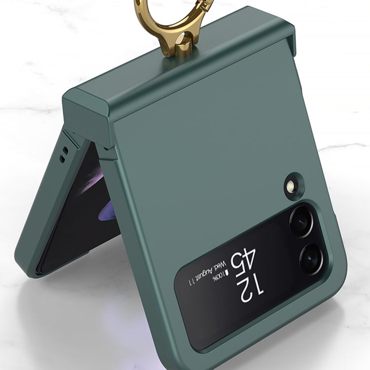 For Samsung Galaxy Z Flip4 GKK Ultrathin Hinge Full Coverage Phone Case with Ring Holder(Black) - free shipping - PMC TechLife - Order now!