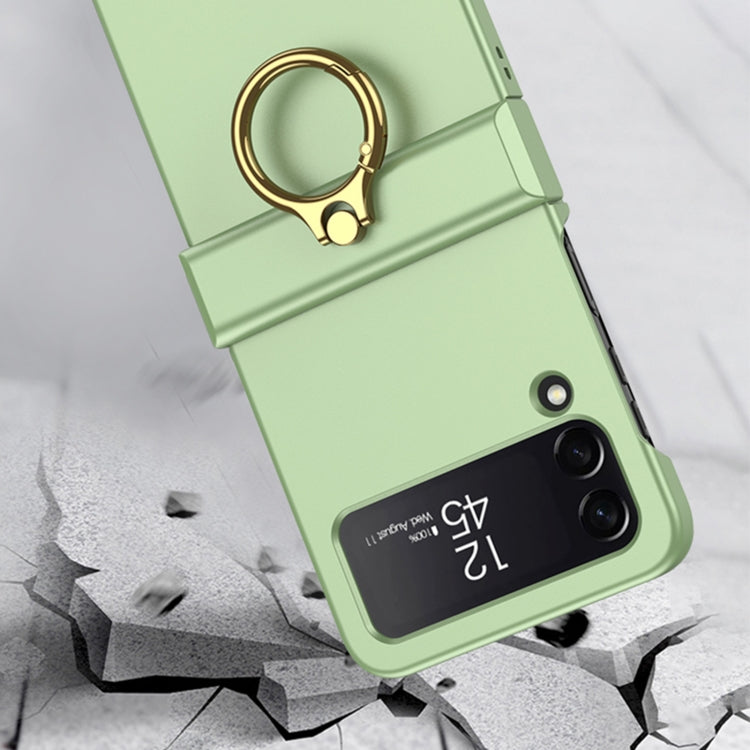 For Samsung Galaxy Z Flip4 GKK Ultrathin Hinge Full Coverage Phone Case with Ring Holder(Pink) - free shipping - PMC TechLife - Order now!
