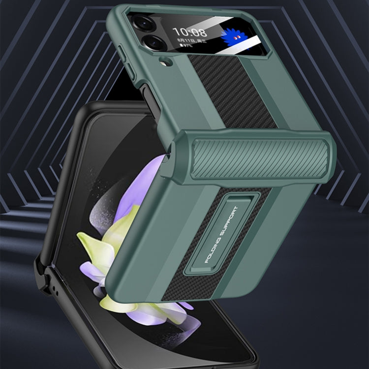 For Samsung Galaxy Z Flip4 GKK Magnetic Fold Shockproof Protective Phone Case(Green) - Galaxy Z Flip4 5G Cases by GKK | Online Shopping South Africa | PMC TechLife