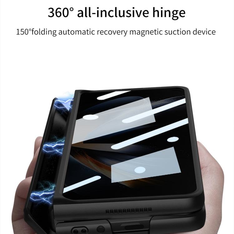 For Samsung Galaxy Z Fold4 GKK Magnetic Fold Full Coverage Anti Peep Phone Case(Black) - Galaxy Z Fold4 5G Cases by GKK | Online Shopping South Africa | PMC TechLife | Buy Now Pay Later Mobicred