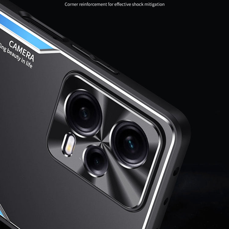 For Xiaomi Redmi Note 12 Pro 5G China Blade Series TPU + Titanium Alloy Phone Case(Black Silver) - free shipping - PMC TechLife - Order now!