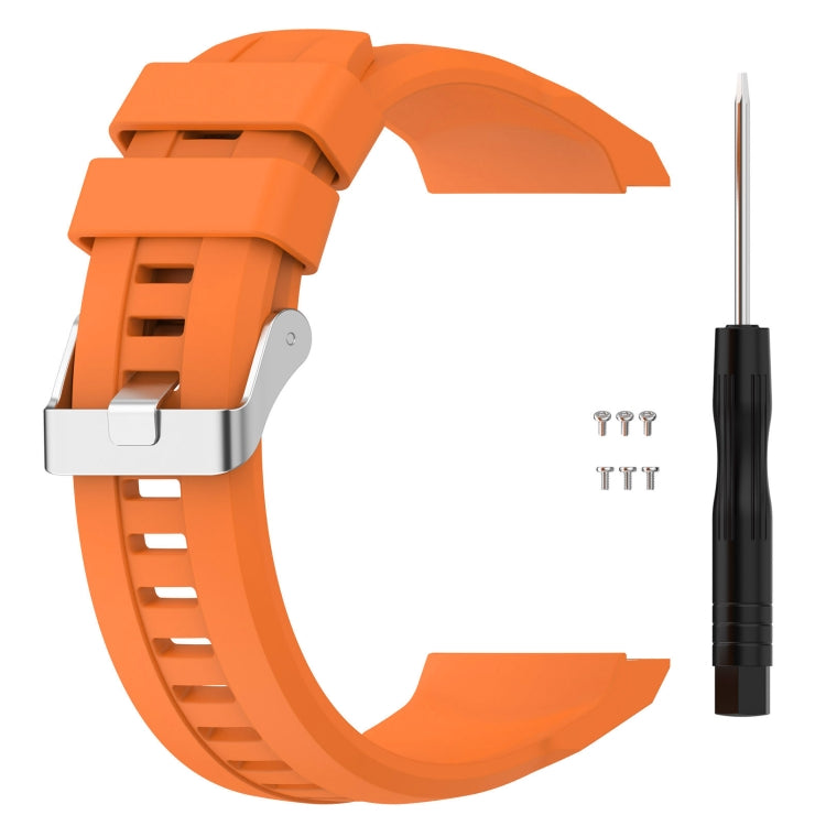 For Huawei Watch GT Cyber Monochrome Silicone Watch Band(Orange) - free shipping - PMC TechLife - Order now!