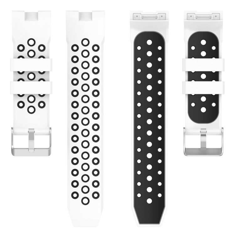 For Huawei Watch GT Cyber Two-color Silicone Watch Band (Black White) -  by PMC TechLife | Online Shopping South Africa | PMC TechLife
