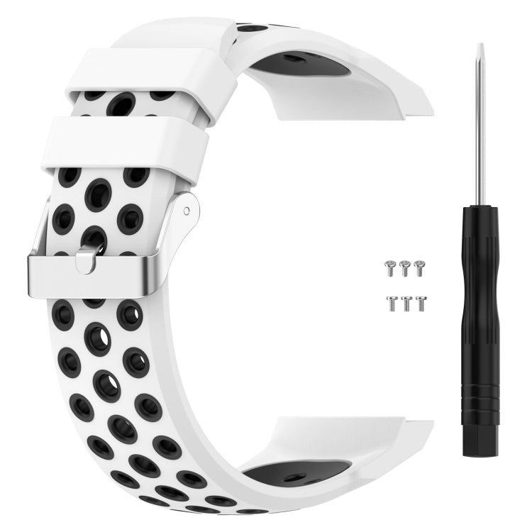 For Huawei Watch GT Cyber Two-color Silicone Watch Band (Black White) -  by PMC TechLife | Online Shopping South Africa | PMC TechLife