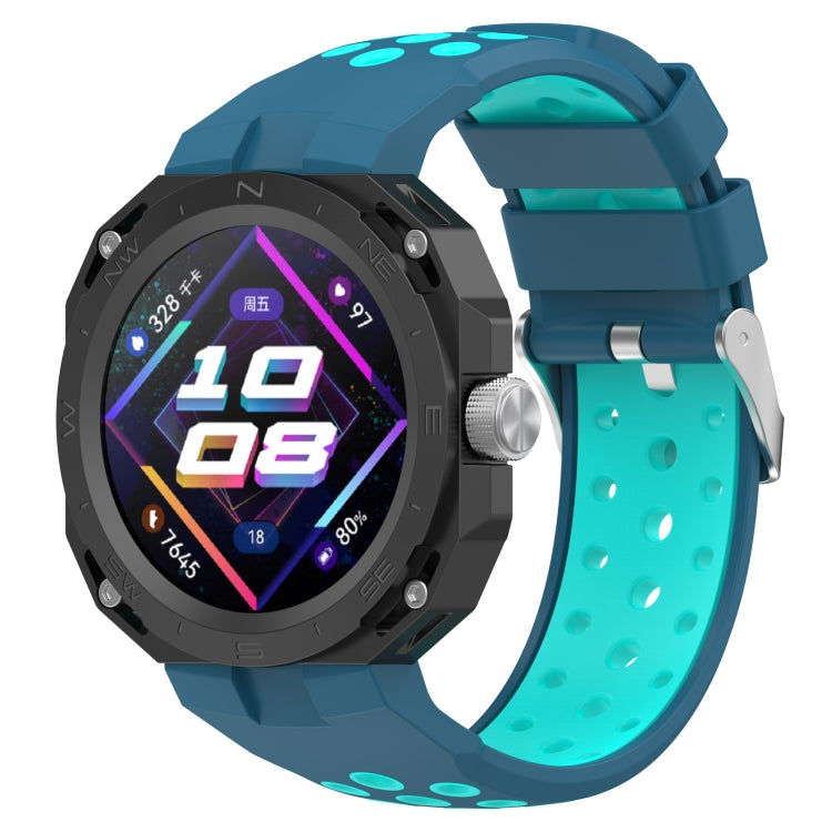 For Huawei Watch GT Cyber Two-color Silicone Watch Band (Blue) -  by PMC TechLife | Online Shopping South Africa | PMC TechLife