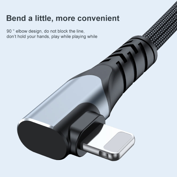ADC-009 20W USB-C/Type-C to 8 Pin Double Elbow Data Cable, Length:1m - 2 in 1 Cable by PMC TechLife | Online Shopping South Africa | PMC TechLife