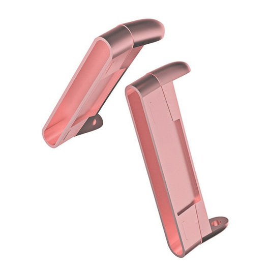 For Fitbit Versa 4 / Versa 3 / Sense 2 1 Pairs Watch Band Connector(Rose Pink) -  by PMC Jewellery | Online Shopping South Africa | PMC Jewellery