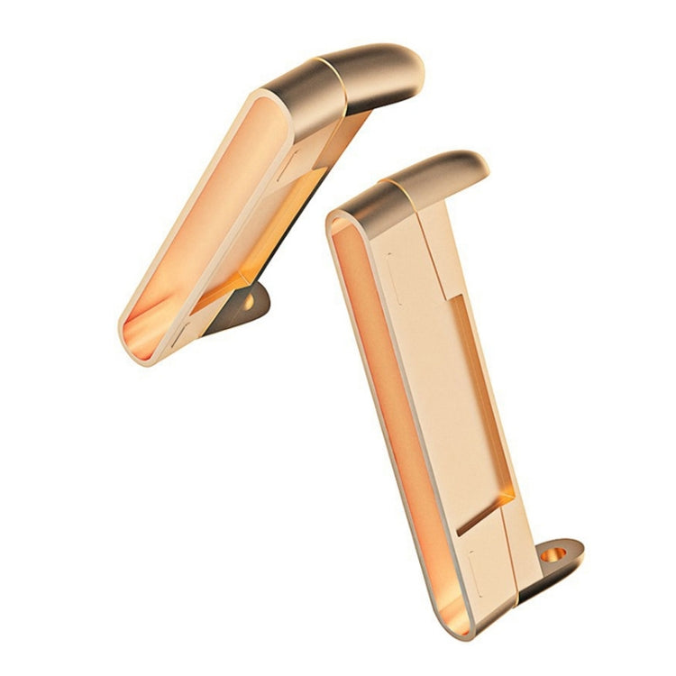 For Fitbit Versa 4 / Versa 3 / Sense 2 1 Pairs Watch Band Connector(Rose Gold) -  by PMC Jewellery | Online Shopping South Africa | PMC Jewellery