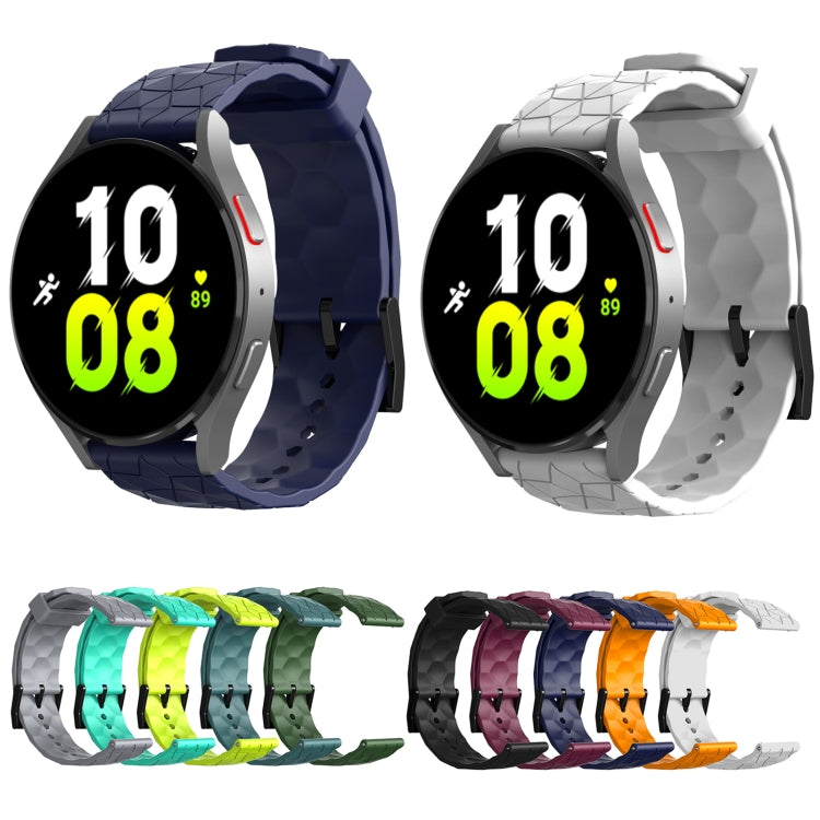 20mm Football Texture Silicone Watch Band(White) - free shipping - PMC TechLife - Order now!