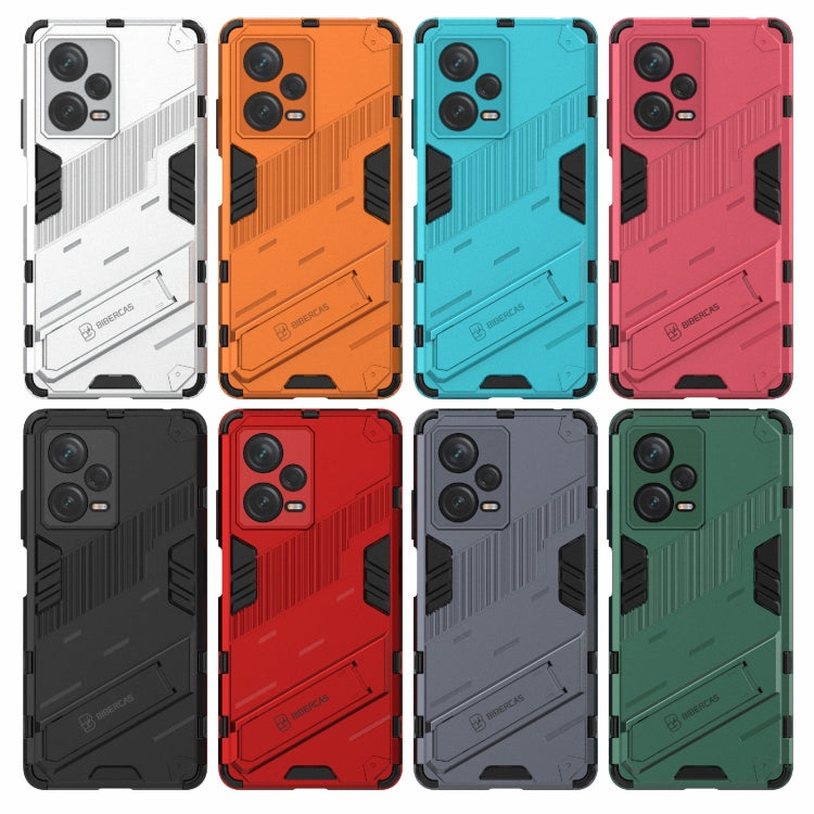 For Xiaomi Redmi Note 12 Pro+ China Punk Armor 2 in 1 PC + TPU Phone Case with Invisible Holder(Black) - free shipping - PMC TechLife - Order now!