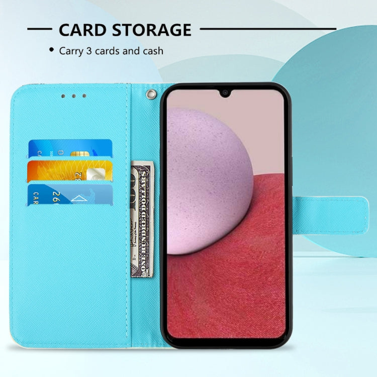 For Samsung Galaxy A14 5G 3D Painting Horizontal Flip Leather Phone Case(Color Drop Wind Chimes) - free shipping - PMC TechLife - Order now!