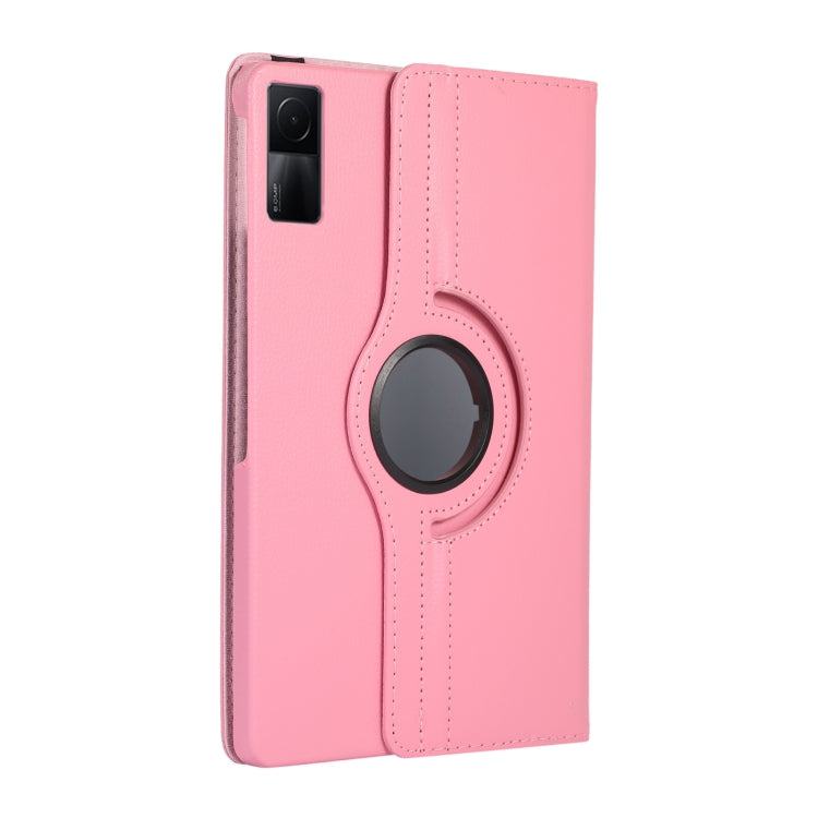 For Xiaomi Redmi Pad 10.61 360 Degree Rotation Litchi Texture Leather Tablet Case(Pink) - free shipping - PMC TechLife - Order now!