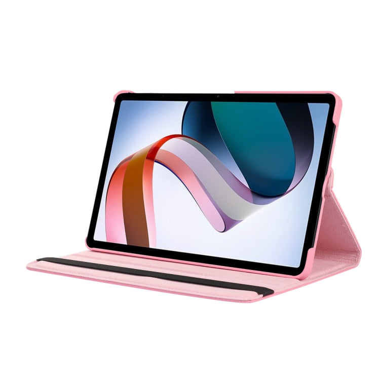 For Xiaomi Redmi Pad 10.61 360 Degree Rotation Litchi Texture Leather Tablet Case(Pink) - free shipping - PMC TechLife - Order now!