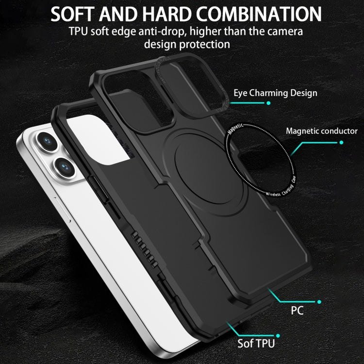 For Samsung Galaxy S20 FE MagSafe Shockproof Armor Phone Case(Black) - Galaxy S20 FE Cases by PMC TechLife | Online Shopping South Africa | PMC TechLife