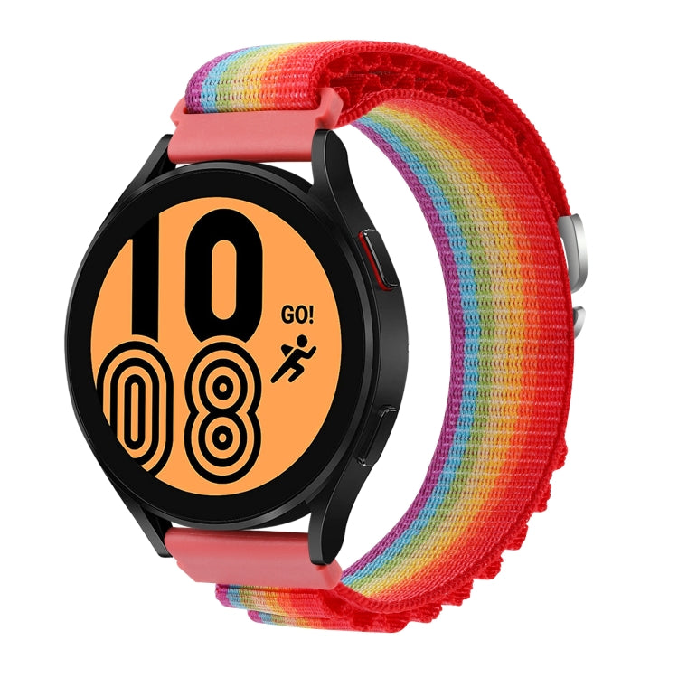 For Realme Watch 3/Amazfit GTR4/4 Pro Universal Nylon Watch Band(Rainbow) - free shipping - PMC TechLife - Order now!