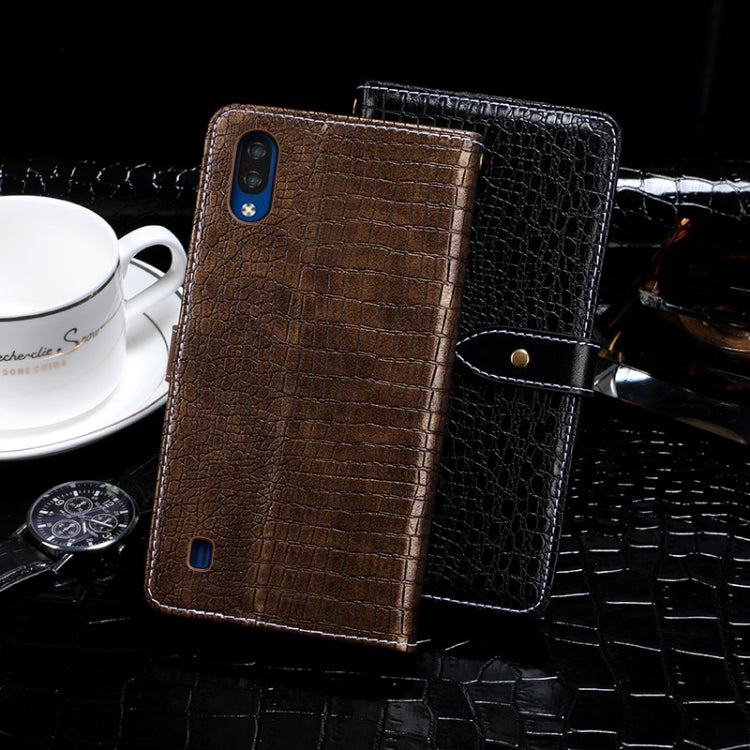 For ZTE Blade A5 2020 idewei Crocodile Texture Horizontal Flip Leather Case with Holder & Card Slots & Wallet(Dark Blue) - ZTE Cases by idewei | Online Shopping South Africa | PMC TechLife | Buy Now Pay Later Mobicred