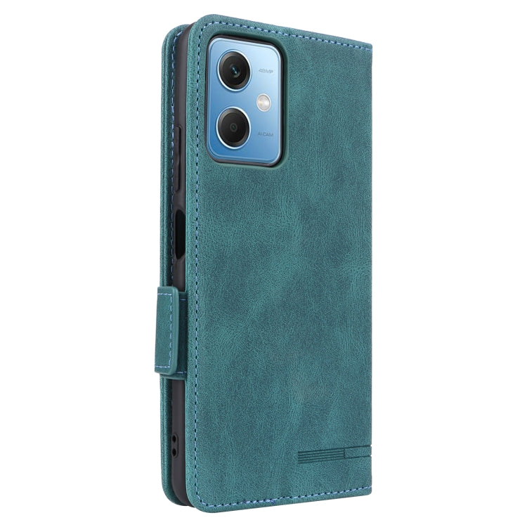 For Xiaomi Redmi Note 12 China Magnetic Clasp Flip Leather Phone Case(Green) - free shipping - PMC TechLife - Order now!