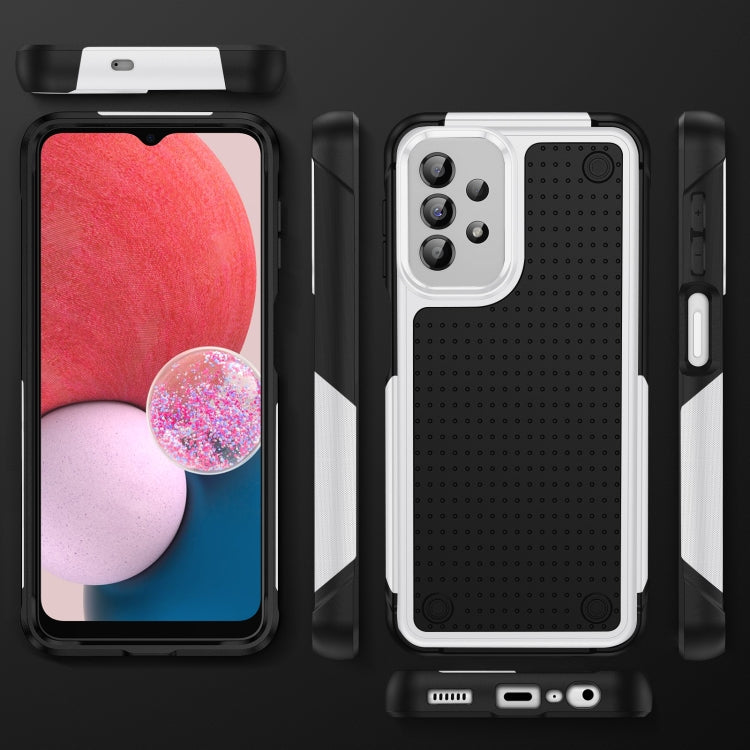 For Samsung Galaxy A13 4G PC + TPU Shockproof Protective Phone Case(White+Black) - free shipping - PMC TechLife - Order now!
