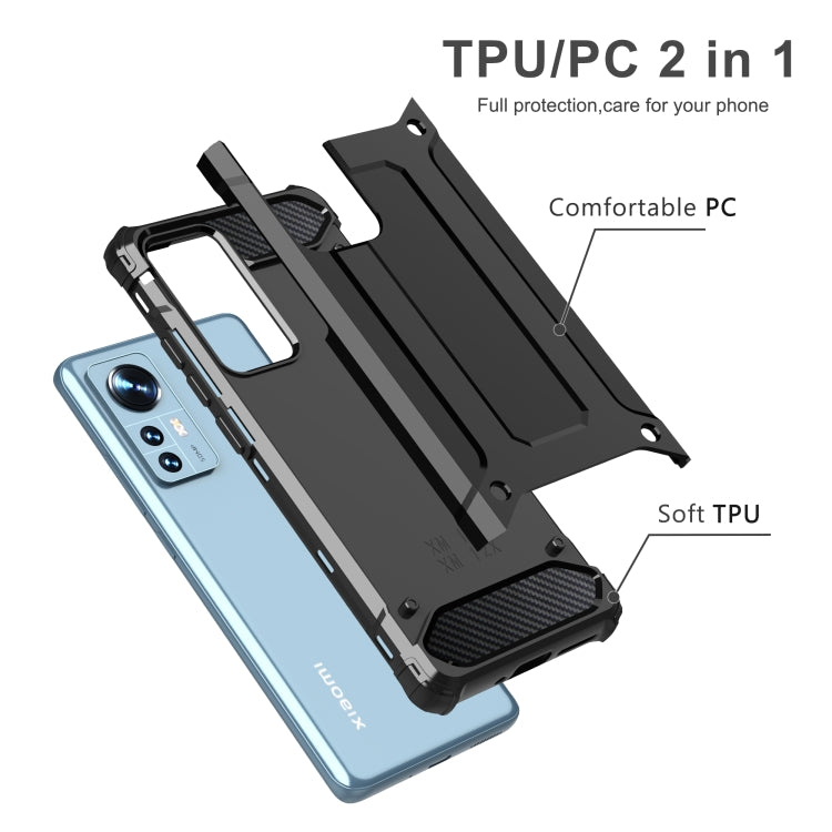 For Xiaomi 12 / 12X Magic Armor TPU + PC Combination Phone Case(Red) - free shipping - PMC TechLife - Order now!