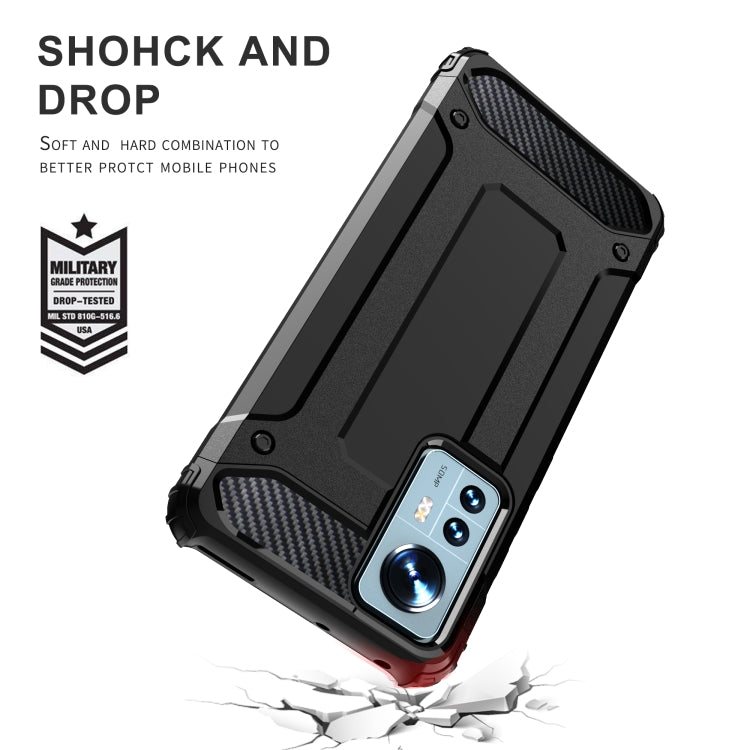 For Xiaomi 12 / 12X Magic Armor TPU + PC Combination Phone Case(Red) - free shipping - PMC TechLife - Order now!