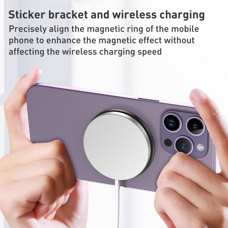 Car Magnetic Dual Axis Ring Phone Holder(Bright Purple) - Ring Holder by PMC Jewellery | Online Shopping South Africa | PMC Jewellery