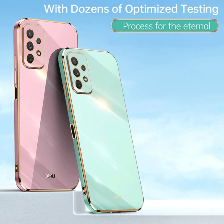 For Samsung Galaxy A13 4G XINLI Straight Edge 6D Electroplate TPU Phone Case(Celestial Blue) - free shipping - PMC TechLife - Order now!