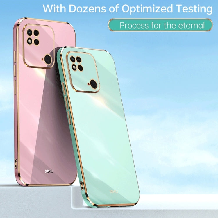 For Xiaomi Redmi 10C XINLI Straight Edge 6D Electroplate TPU Phone Case(Celestial Blue) - free shipping - PMC TechLife - Order now!