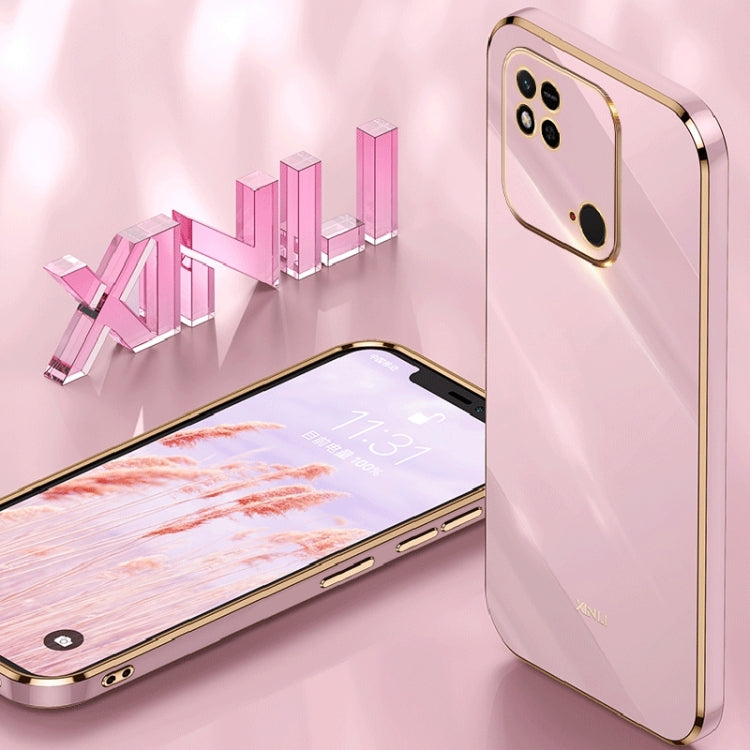 For Xiaomi Redmi 10C XINLI Straight Edge 6D Electroplate TPU Phone Case(Celestial Blue) - free shipping - PMC TechLife - Order now!