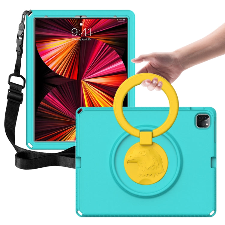 For iPad Pro 12.9 inch 2022/2021/2020/2018 EVA + PC Shockproof Tablet Case without Waterproof Frame(Glacier Green) - free shipping - PMC TechLife - Order now!