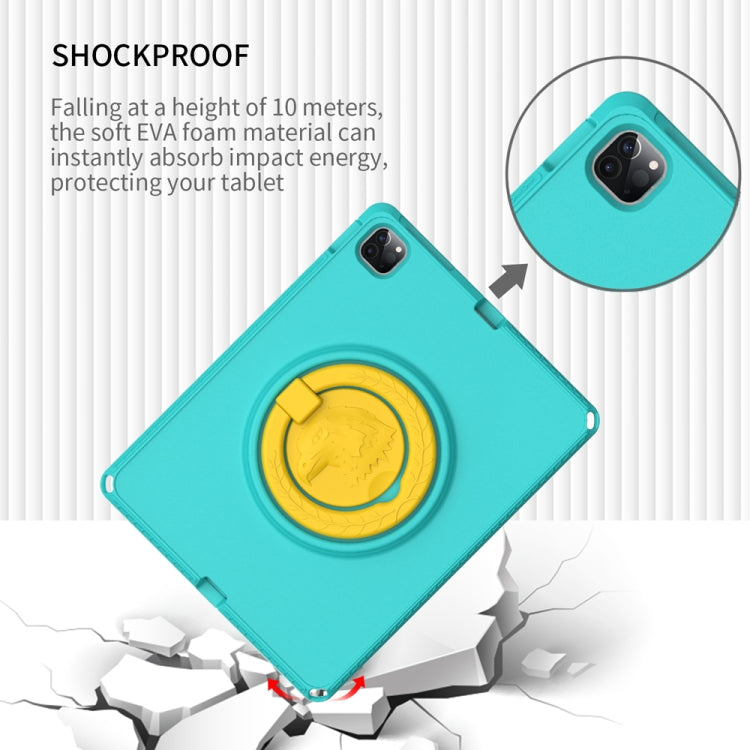 For iPad Pro 12.9 inch 2022/2021/2020/2018 EVA + PC Shockproof Tablet Case without Waterproof Frame(Glacier Green) - free shipping - PMC TechLife - Order now!