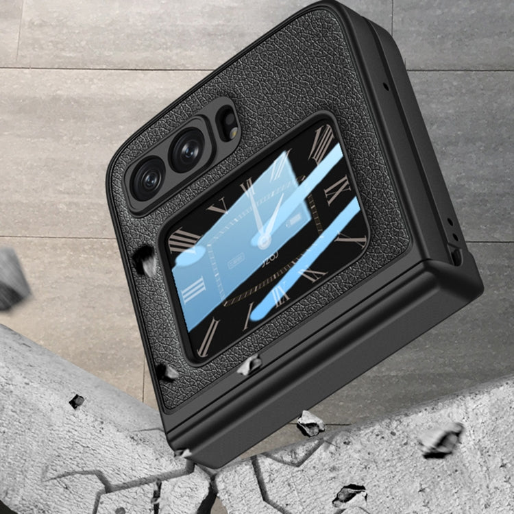 For Motorola Razr 2022 GKK Magnetic Folding Shockproof Leather Phone Case(Black) - free shipping - PMC TechLife - Order now!