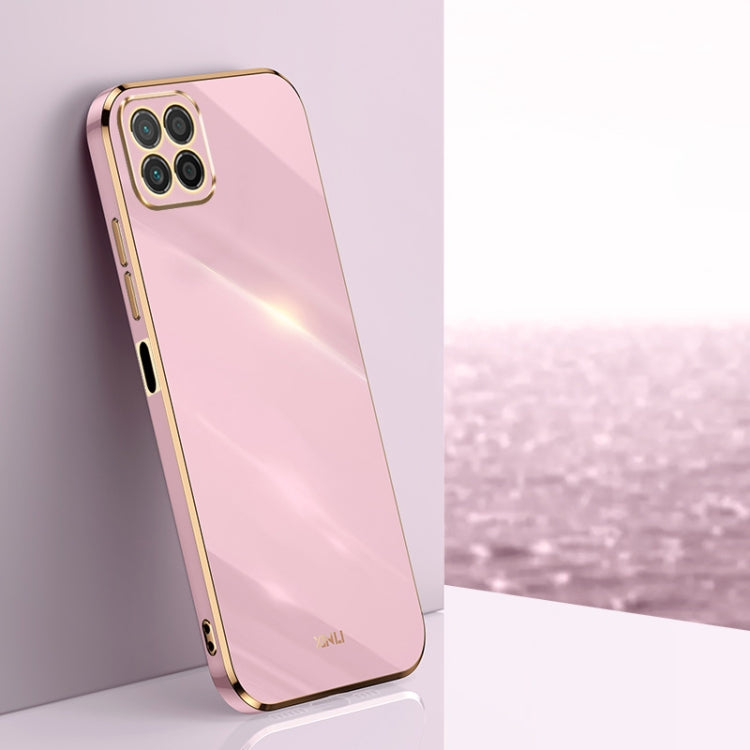 For Honor X8 5G XINLI Straight Edge 6D Electroplate TPU Phone Case(Cherry Purple) - free shipping - PMC TechLife - Order now!
