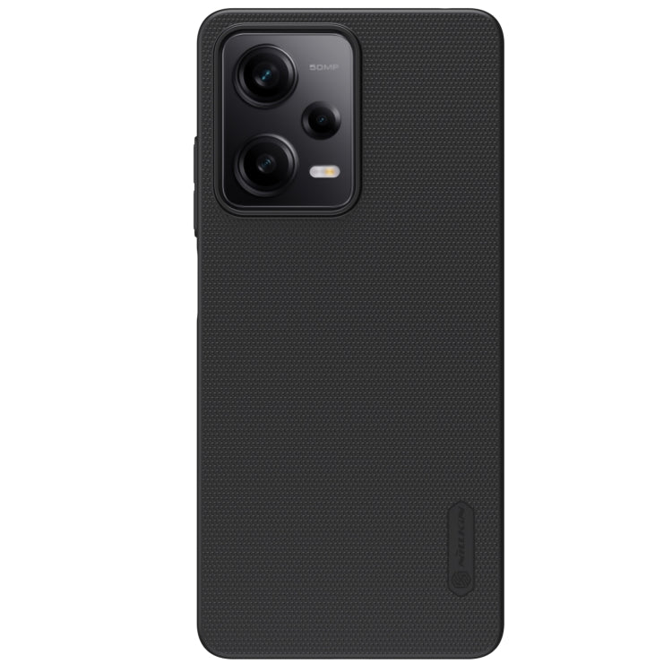 For Xiaomi Redmi Note 12 Pro 5G China NILLKIN Frosted PC Phone Case(Black) - Note 12 Pro Cases by NILLKIN | Online Shopping South Africa | PMC Jewellery
