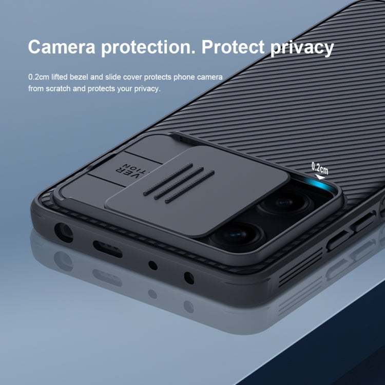 For Xiaomi Redmi Note 12 Pro+ China NILLKIN CamShield Pro PC Phone Case(Blue) - free shipping - PMC TechLife - Order now!