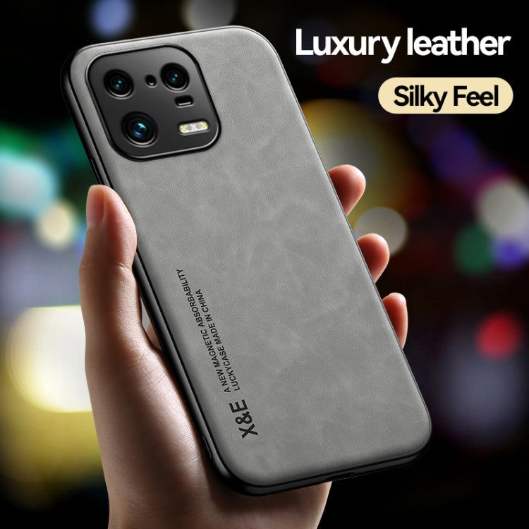 For Xiaomi 13 Pro Skin Feel Magnetic Leather Back Phone Case(Green) - free shipping - PMC TechLife - Order now!