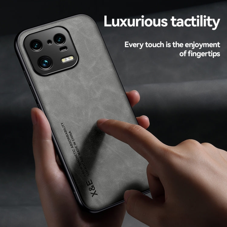 For Xiaomi 13 Pro Skin Feel Magnetic Leather Back Phone Case(Green) - free shipping - PMC TechLife - Order now!