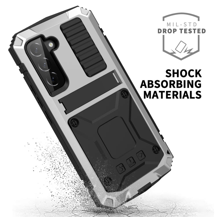 For Samsung Galaxy S23 5G R-JUST Life Waterproof Dustproof Shockproof Phone Case(Silver) - free shipping - PMC TechLife - Order now!