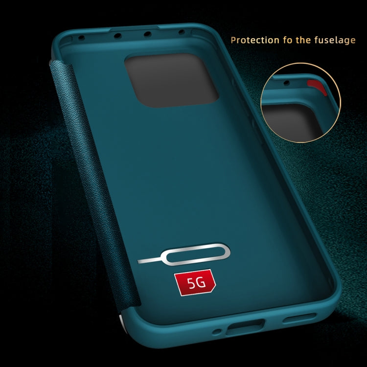 For Xiaomi 13 Magnetic Side Window View Shockproof Horizontal Flip Leather Case(Black) - free shipping - PMC TechLife - Order now!