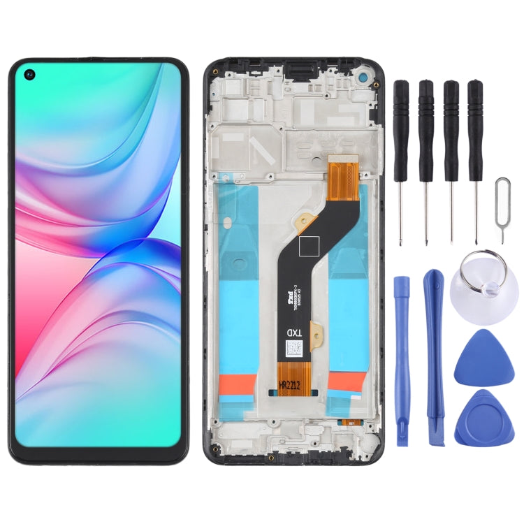 OEM LCD Screen For infinix Hot 10 X682B X682C Digitizer Full Assembly with Frame - free shipping - PMC TechLife - Order now!