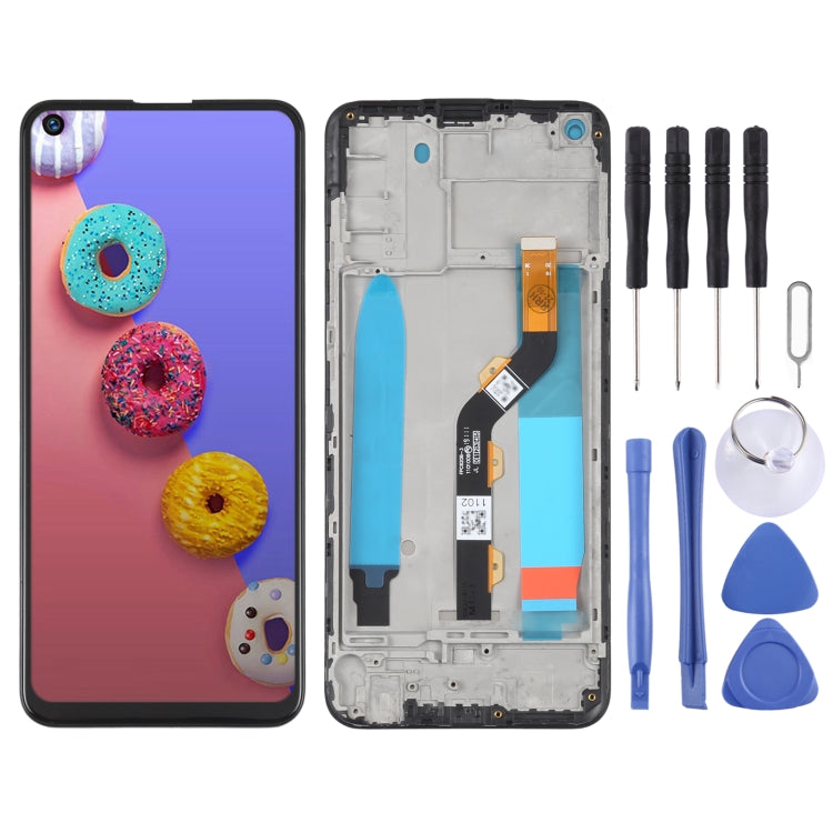 OEM LCD Screen For infinix S5 / S5 Lite X652 Digitizer Full Assembly with Frame - free shipping - PMC TechLife - Order now!